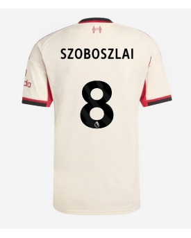 Billige Fotballdrakt Liverpool Dominik Szoboszlai #8 Replika Bortedrakt 2025-26 Kortermet Billige Fotballdrakt Liverpool Dominik Szoboszlai #8 Replika Bortedrakt 2025-26 Kortermet